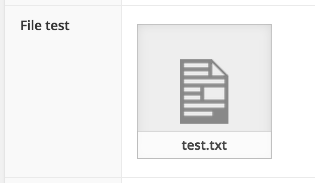 File example